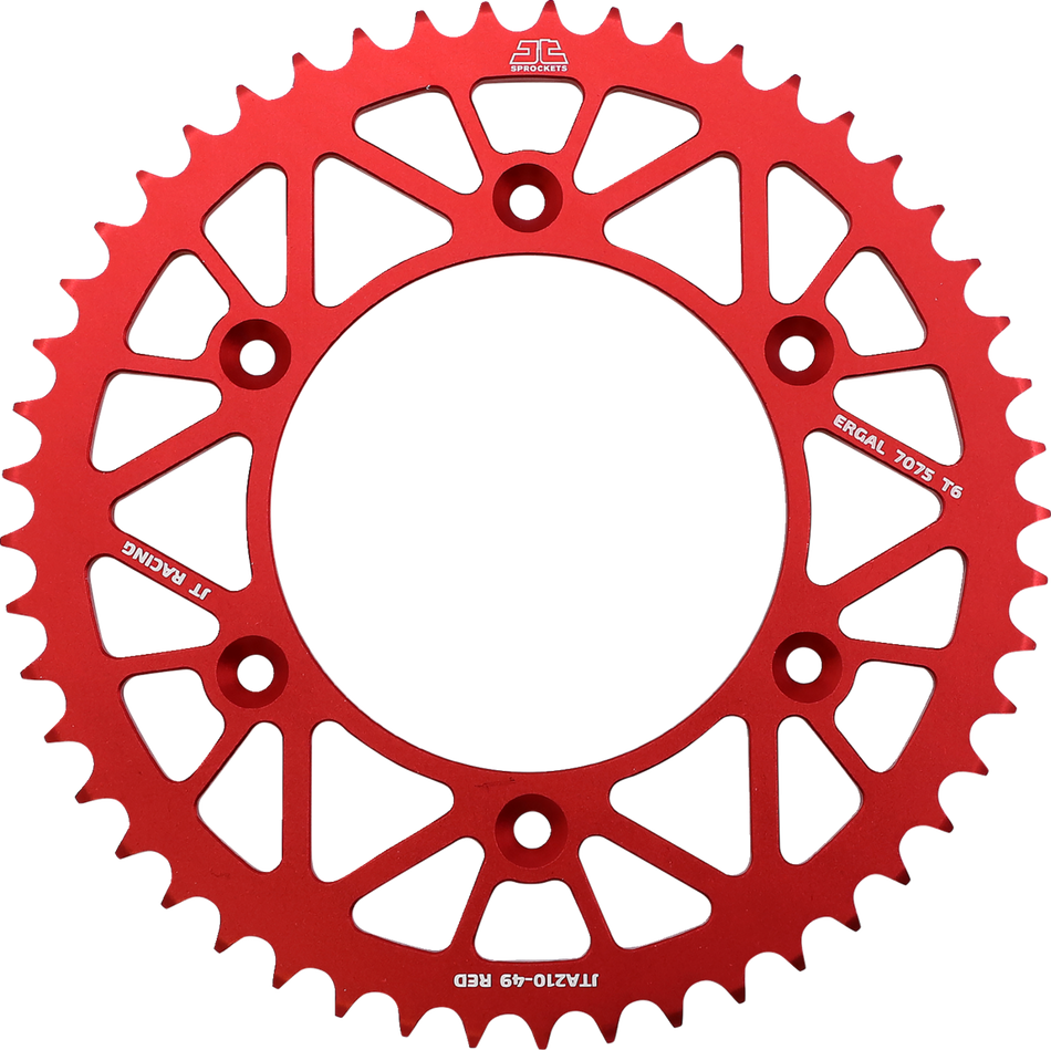 JT SPROCKETS Rear Sprocket - Beta/Honda - Red - 49 Tooth JTA210.49RED