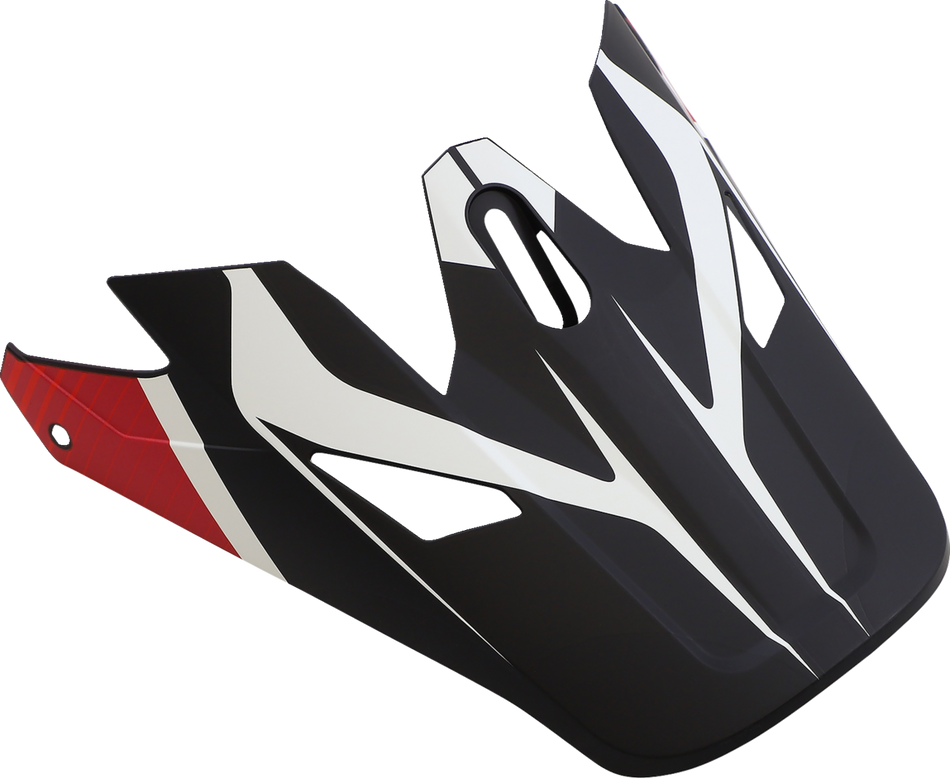 Z1R Rise Visor Kit - Flame - Red 0132-1475