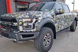 Rally Armor 17-19 Ford F-150 Raptor UR Black Mud Flap w/ Dark Grey Logo MF53-UR-BLK/DGRY