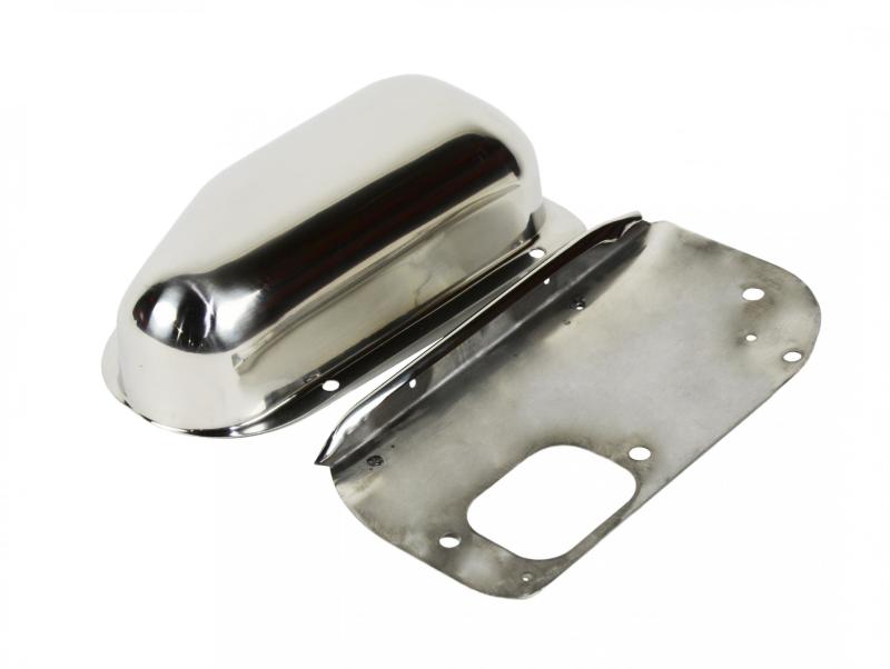 Kentrol 76-86 Jeep Wiper Motor Cover CJ - Polished Silver 30459