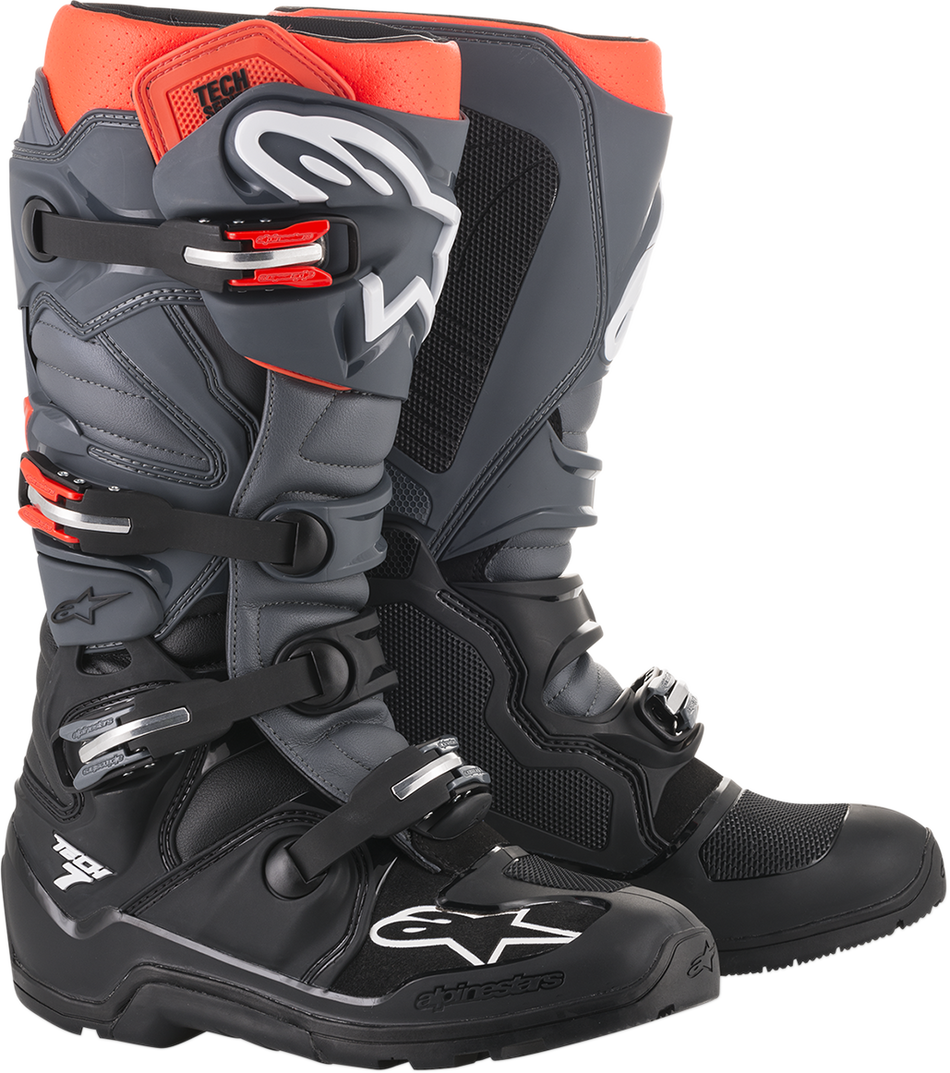 ALPINESTARS Tech 7 Enduro Boots - Black/Gray - US 10 2012114113310