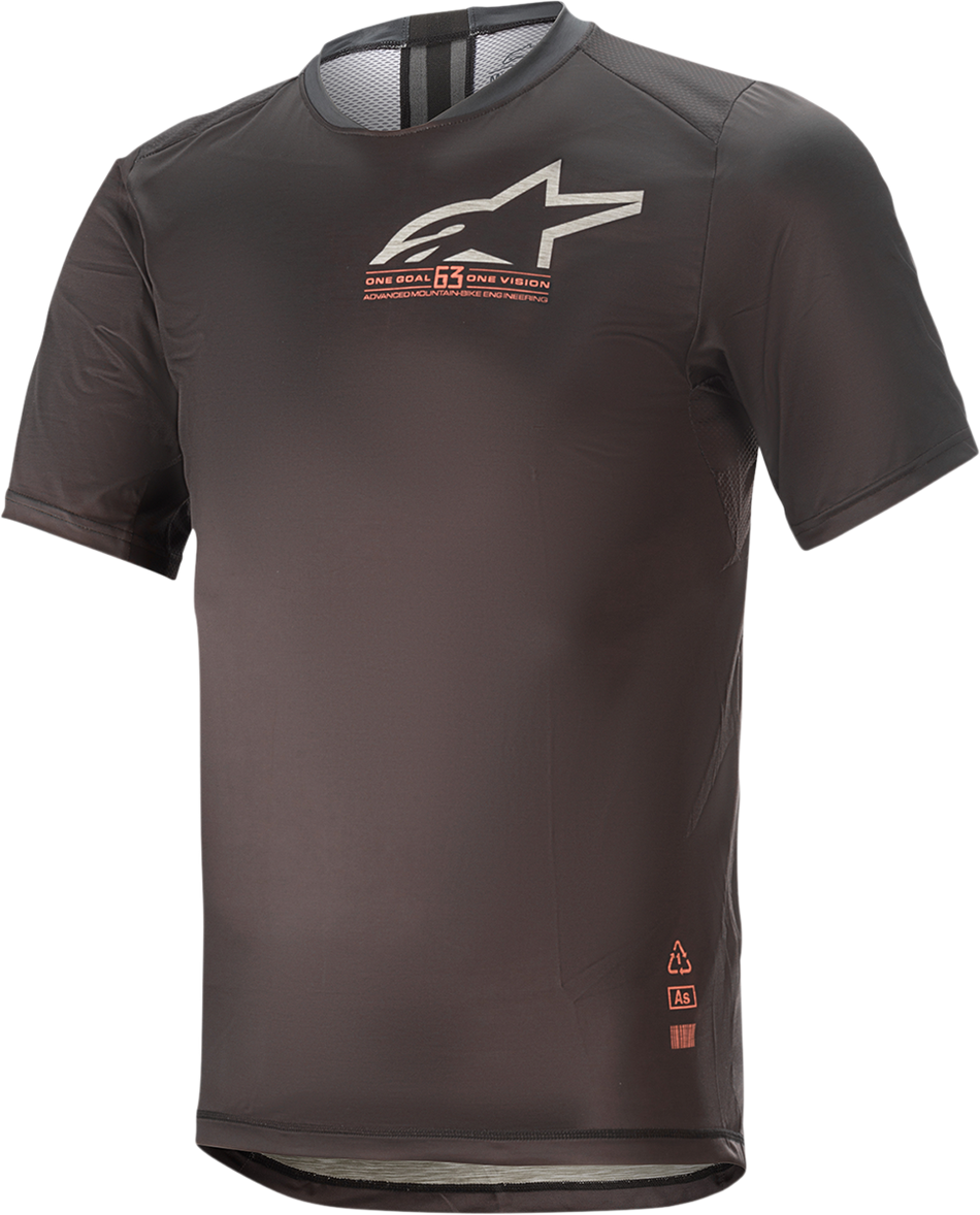 ALPINESTARS Alps 6.0 V2 Jersey - Short-Sleeve - Black/Coral - 2XL 1763921-1793-2X