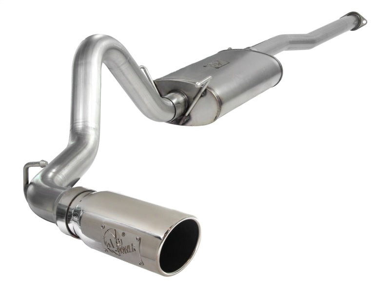 aFe MACHForce XP Exhausts Cat-Back SS-409 EXH CB Toyota Tacoma 05-13 V6-4.0L (Pol Tip) 49-46001-1P