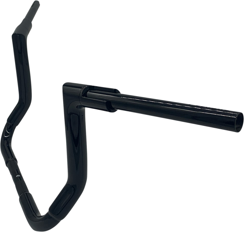 FAT BAGGERS INC. Handlebar - Flat Top - 12" - Black 605012-B