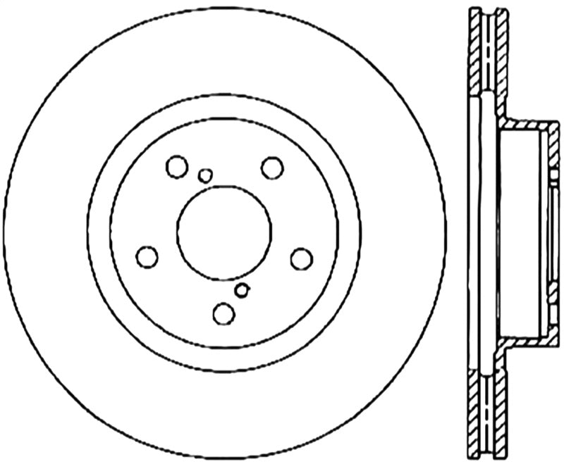 Stoptech 05-08 LGT Front CRYO-STOP Rotor 120.47024CRY