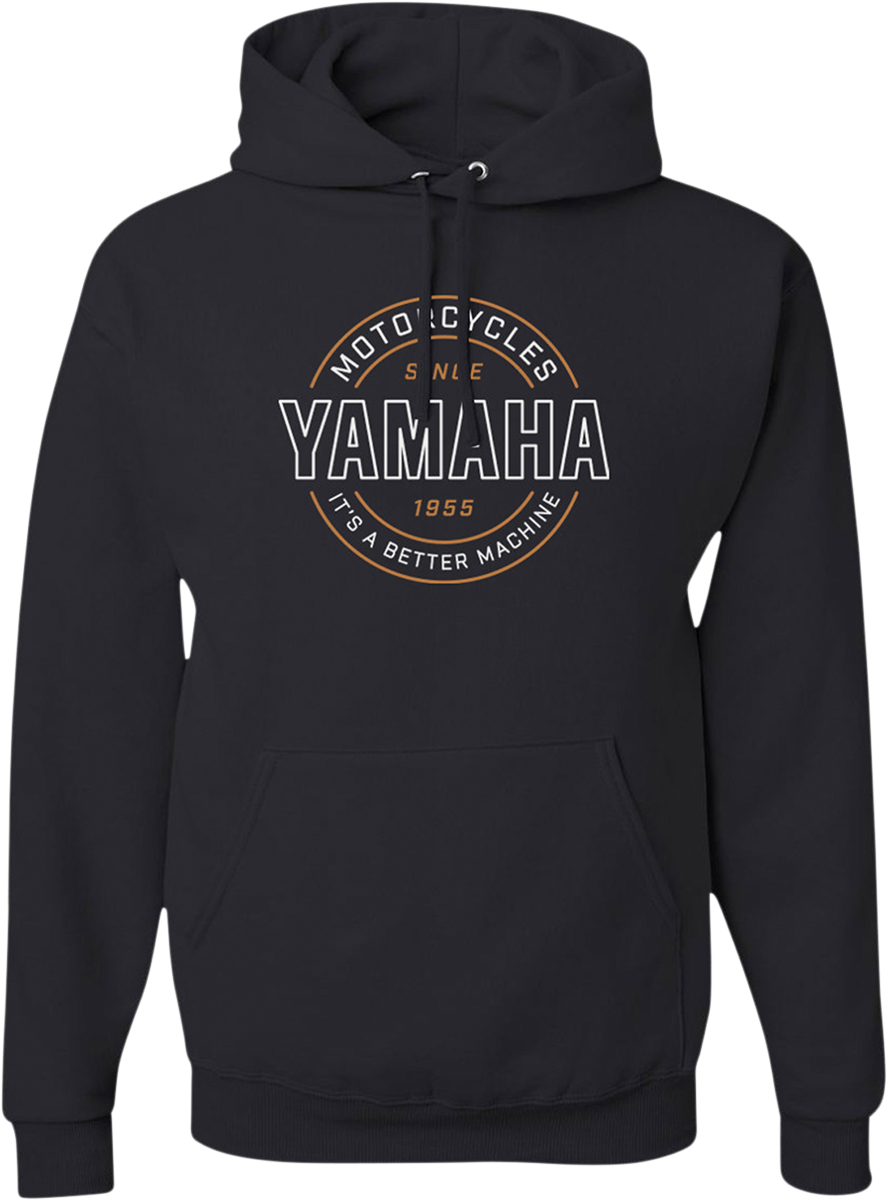 YAMAHA APPAREL Yamaha Better Machine Kapuzenpullover – Schwarz – Größe S NP21S-M1972-S 