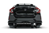 Rally Armor 17-19 Honda Civic Sport Touring UR Black Mud Flap w/ White Logo MF51-UR-BLK/WH