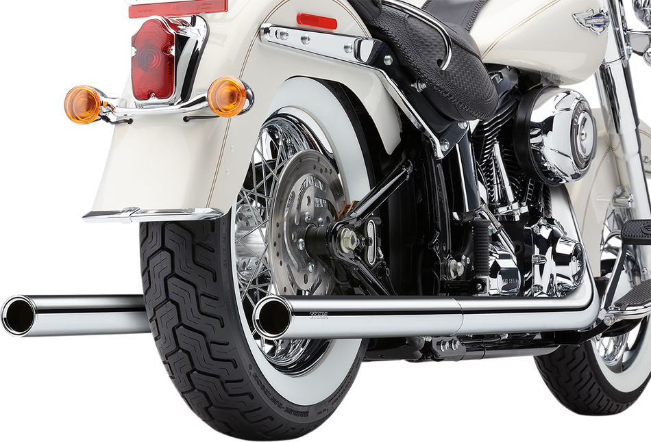 Escape doble COBRA True - Punta Billet - Softail '12-'17 6986