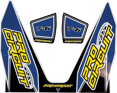 PRO CIRCUIT T-6 Decal - Dark Blue D22T6-DB