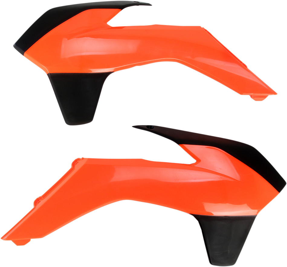 ACERBIS Radiator Shrouds - Fluorescent Orange/Black NOT FOR SX85 13-15 2314254617