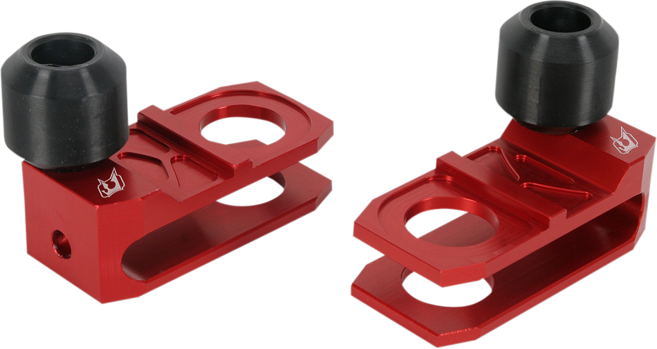 DRIVEN RACING Axle Block Sliders - Yamaha YZF-R6 - Red DRAX-106-RD