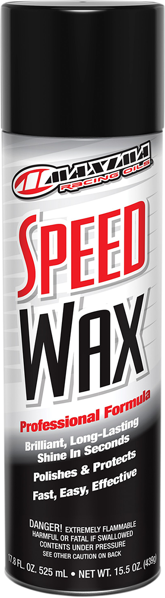 MAXIMA RACING OIL Speed Wax Detailer - 15.5 oz. net wt. - Aerosol 70-76920-N