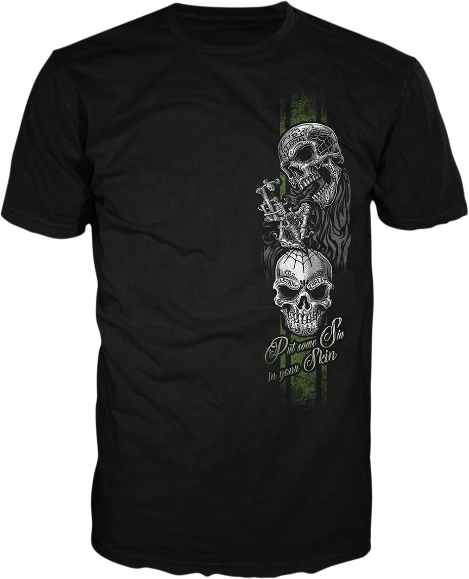 LETHAL THREAT Ink We Trust T-Shirt - Black - 3XL LT30881XXXL