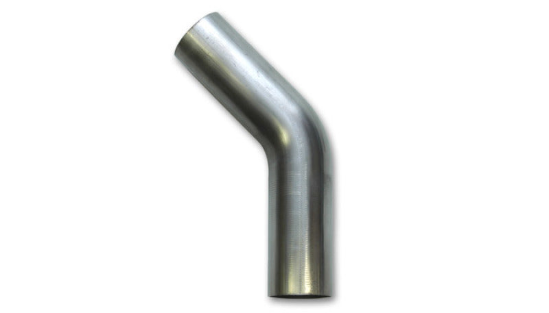 Vibrant 1in OD T304 SS 45 Deg Mandrel Bend 5in Leg Length (2in Centerline Radius) 13088
