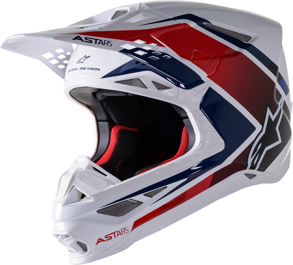 Casco ALPINESTARS Supertech M10 - Meta 2 - MIPS - Blanco/Rojo/Azul - 2XL 8300422-2378-2X 