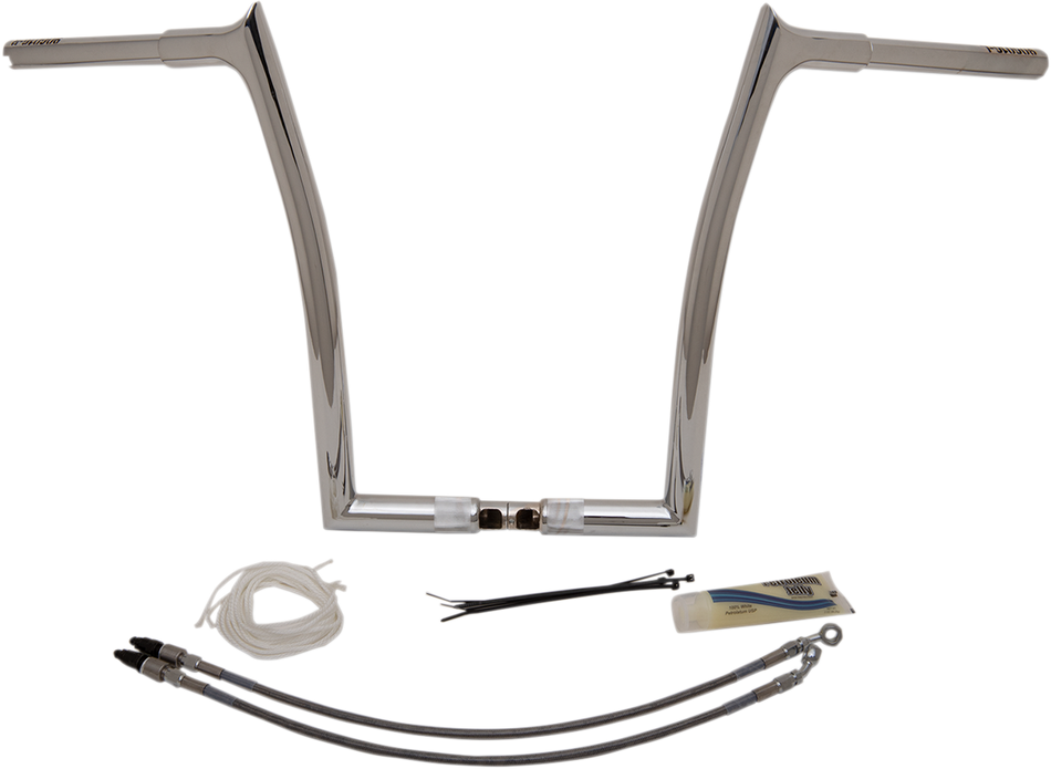 FAT BAGGERS INC. Handlebar Kit - Pointed Top - 16" - Chrome 909316