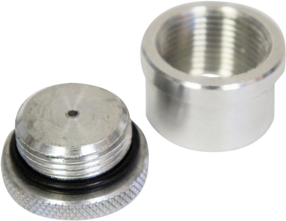 LA CHOPPERS Gas Cap with Weld-on Bung - Aluminum LA-7450-01