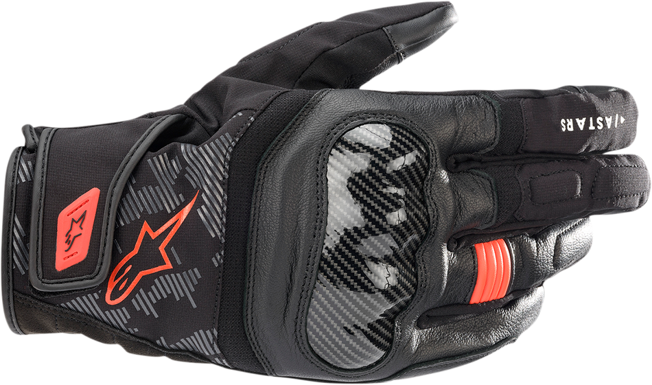 ALPINESTARS SMX Z Drystar®-Handschuhe - Schwarz/Fluo-Rot - Größe L 3527421-1030-L