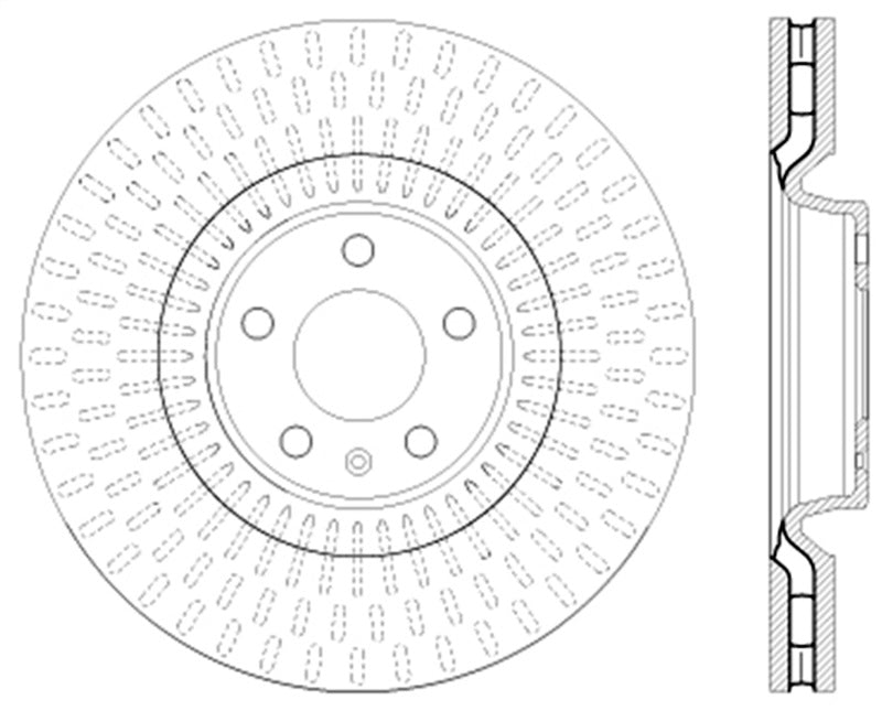 StopTech Slotted Sport Brake Rotor 126.33134SR