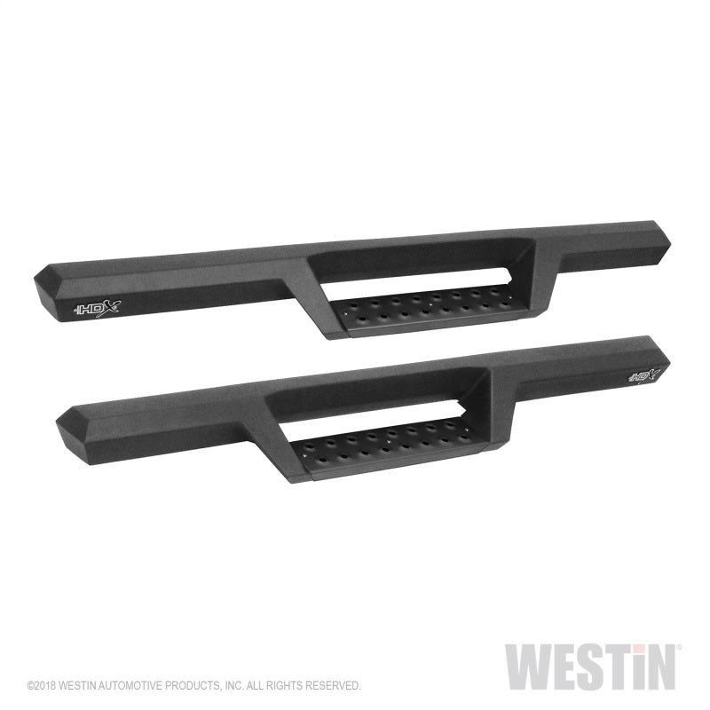 Westin 18-20 Jeep Wrangler JL 2DR HDX Drop Nerf Step Bars - Textured Black 56-14055