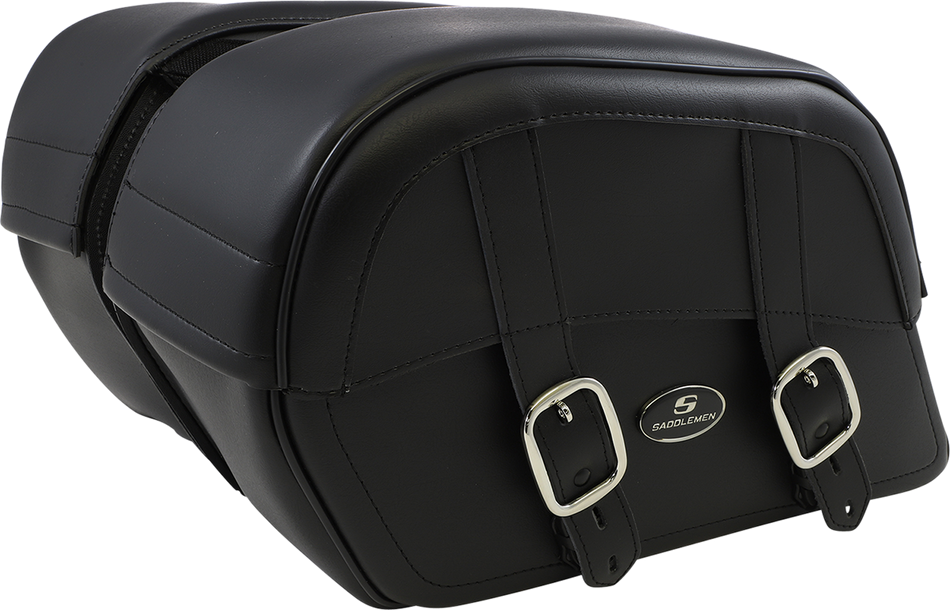 SADDLEMEN Drifter Slant Saddlebags - Jumbo 3501-0320