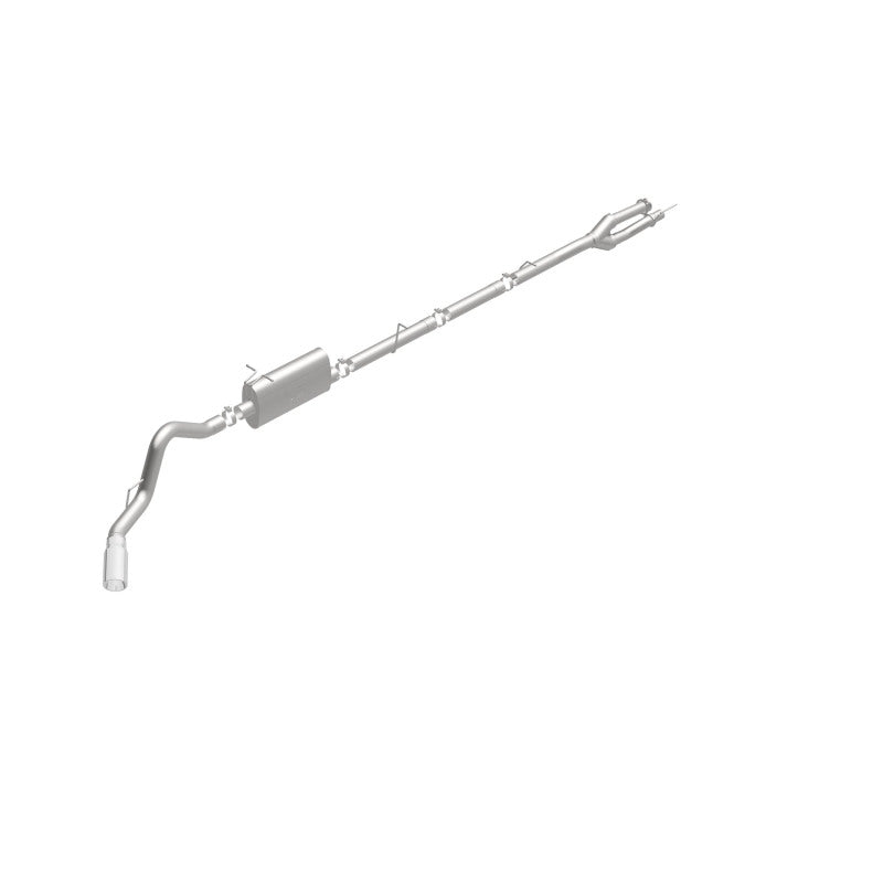 MagnaFlow Sys C/B 11-15 Ford Super Duty F250 6.2L EC CC, SS 3.5in Single Rear Pass Side Ext 5in Tip 19174