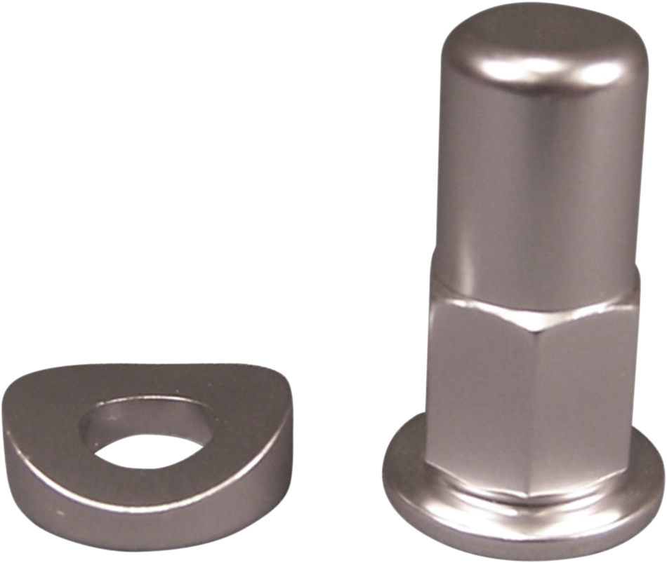 NO TOIL Rim Lock Nut/Spacer - Kit - Silver NTRK-001