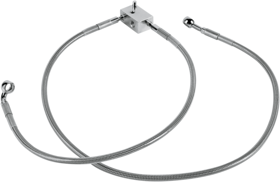 DRAG SPECIALTIES Brake Line - Rear - Stainless Steel 640221