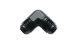 Vibrant -6AN 90deg Flare Union Fitting - Aluminum 10552
