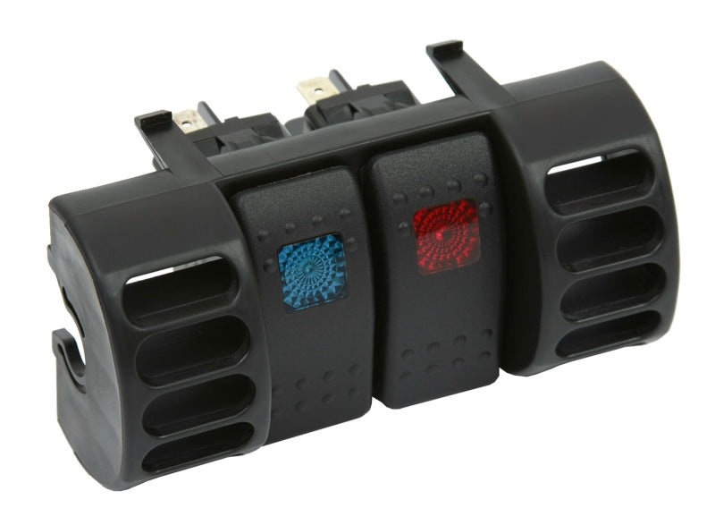 Daystar 1984-2001 Jeep Cherokee XJ 2WD/4WD - Air Vent Switch Panel (Includes Blue & Red Switches) KJ71036BK