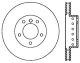 StopTech 08-09 BMW 535 Series / 04-09 545i/550i/645Ci/650i Slotted & Drilled Left Front Rotor 127.34071L