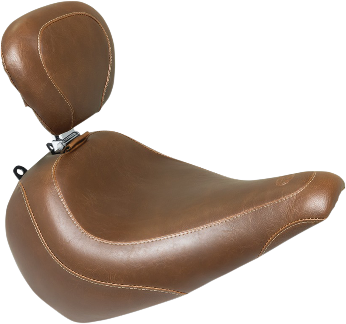 MUSTANG Wide Tripper Seat - Driver's Backrest - Brown 83019