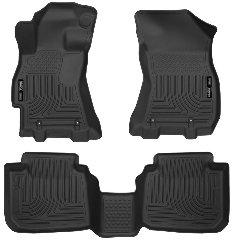 Husky Liners 2015 Subaru Legacy/Outback Weatherbeater Black Front & 2nd Seat Floor Liners 99671