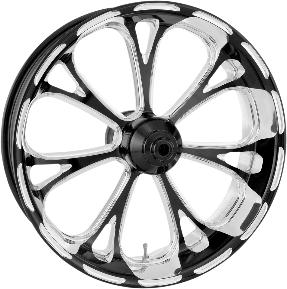 PERFORMANCE MACHINE (PM) Wheel - Virtue - Single Disc - Rear - Platinum Cut - 18"x 5.50" - With ABS - '09+ FLT 12697814PVIRBMP