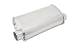 Vibrant StreetPower Oval Muffler 5in x 9in x 15in - 2.5in inlet/outlet (Offset-Offset Same Side) 1129