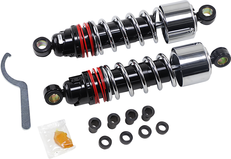 BURLY BRAND Slammer Plus Shocks - Chrome - XL B28-1205