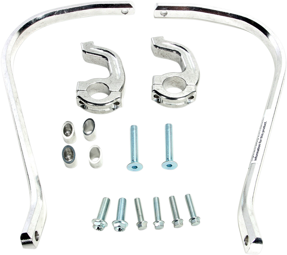 MOOSE RACING Handguards - Contour - 1-1/8" - Silver 50-5214S