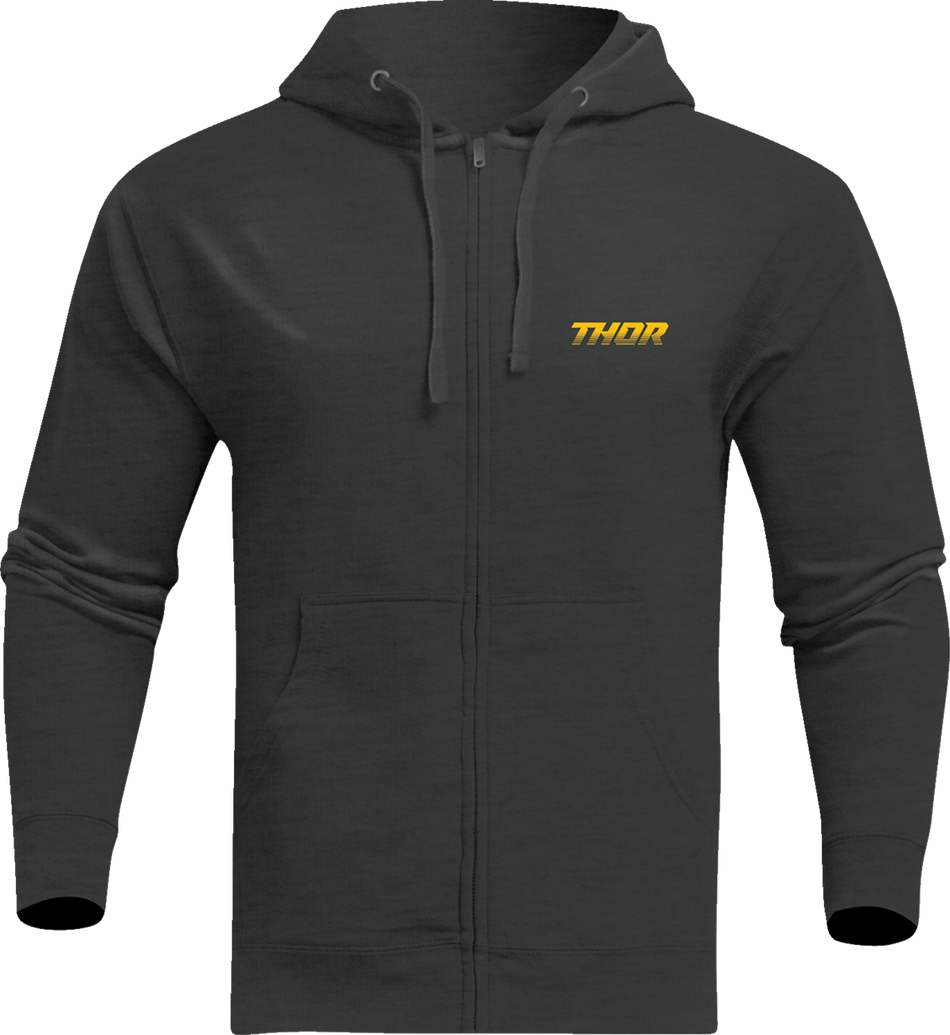 THOR Formula Zip-Up Fleece Sweatshirt - Heather Charcoal - XL 3050-6671