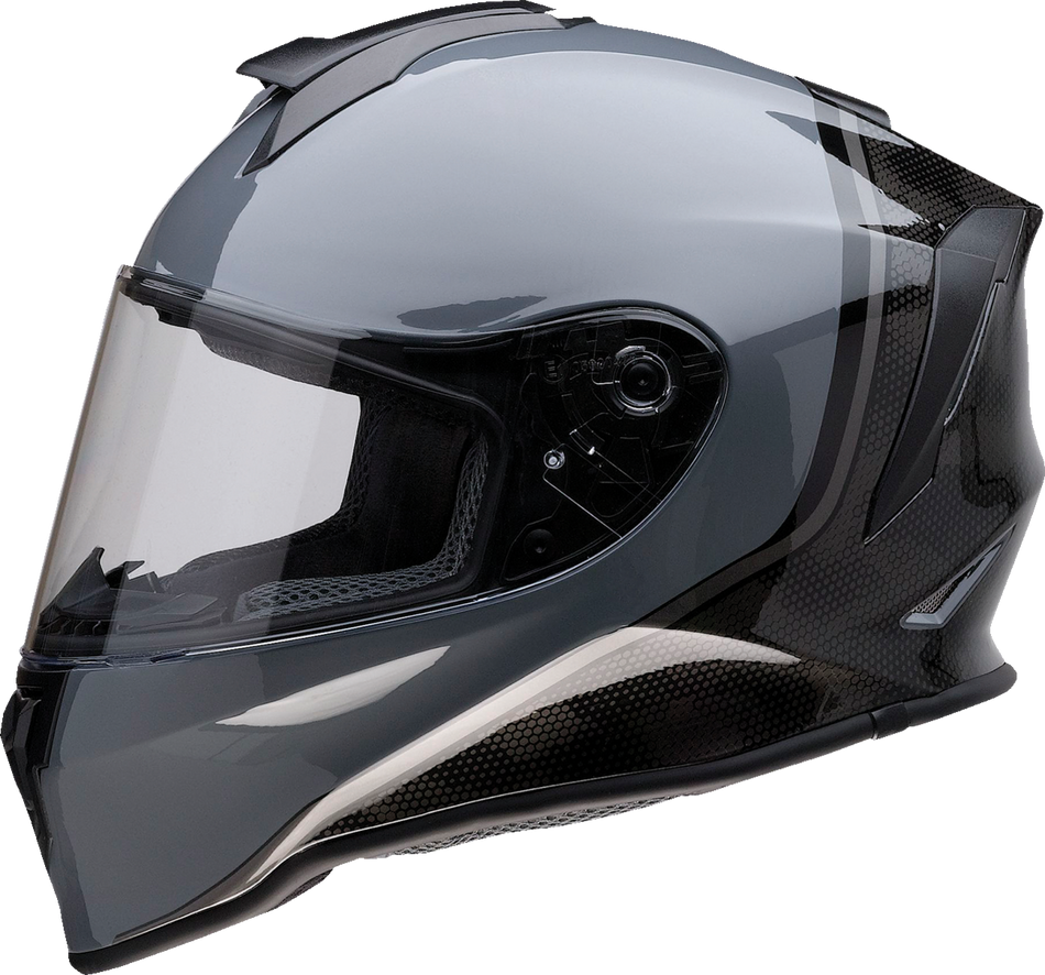 Casco Z1R Youth Warrant - Kuda - Gris brillante - Grande 0102-0250 