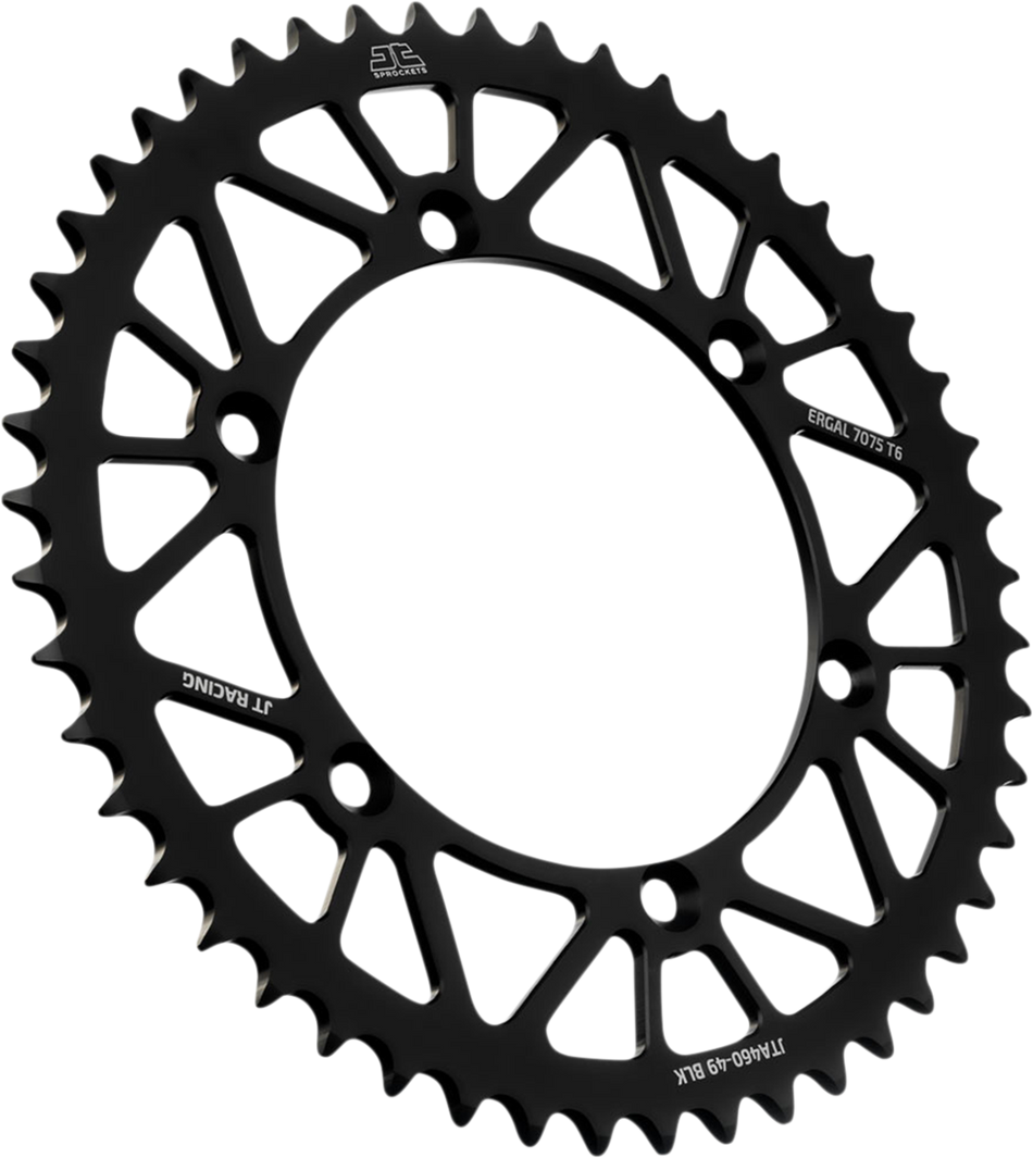 JT SPROCKETS Rear Sprocket - Kawasaki - Black - 49 Tooth JTA460.49BLK