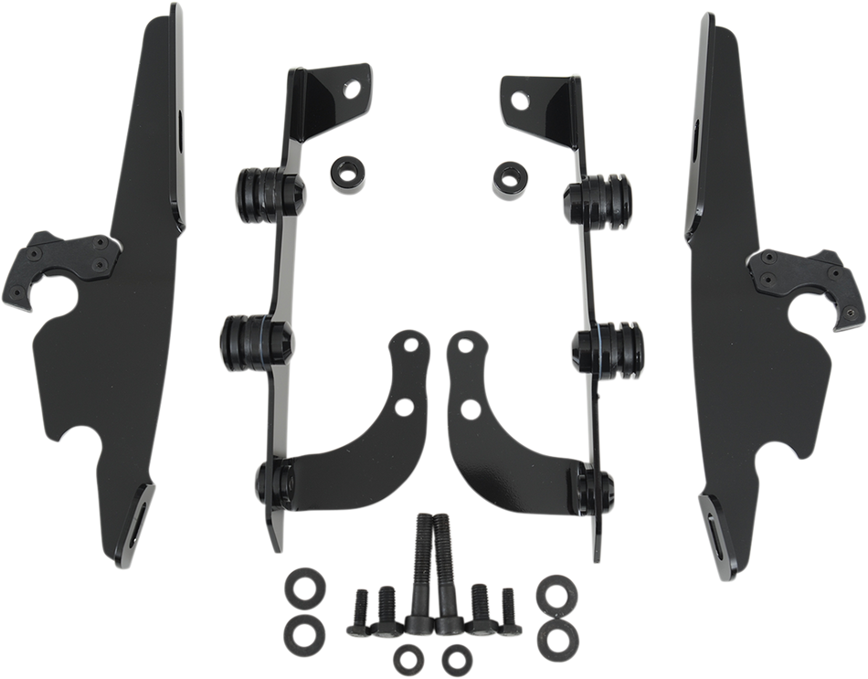 MEMPHIS SHADES Batwing Trigger Lock Mounting Kit - VT 750 Phantom - Black MEK1955