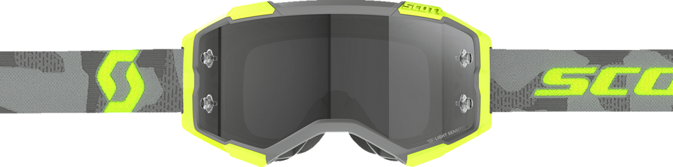 SCOTT Fury Goggle - Light Gray/Neon Yellow - Light Sensitive Gray 272827-7697327