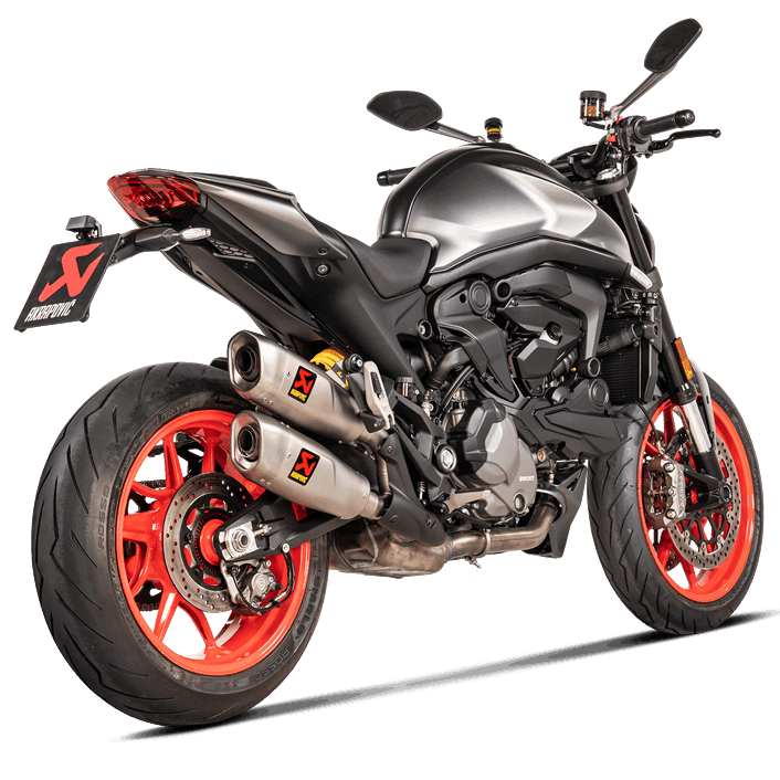 AKRAPOVIC Slip-On Line Schalldämpfer - Titan Ducati Monster 937 / Plus 2022 -2023 S-D9SO17-HCQT 1811-4271 