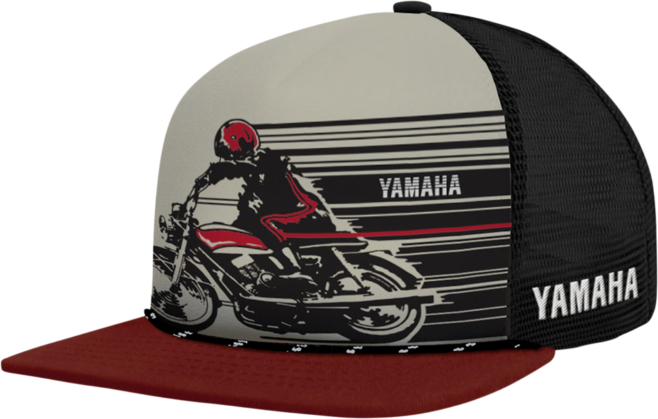 YAMAHA APPAREL Yamaha Speed-Mütze - Schwarz/Rot NP21A-H2739 