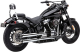 COBRA Neighbor Hater Mufflers - Chrome Softail  Heritage  / Deluxe  2018-2023    6048