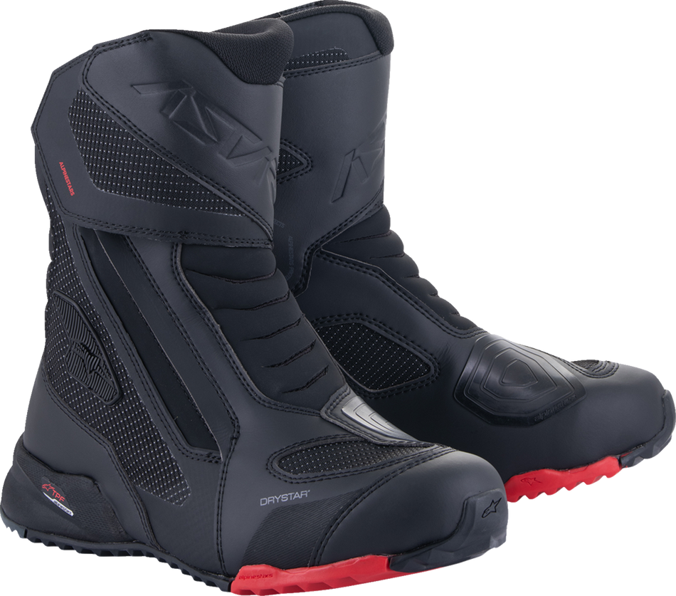 ALPINESTARS RT-7 Drystar® Boots - Black/Red - US 11 / EU 44 2443023-13-44