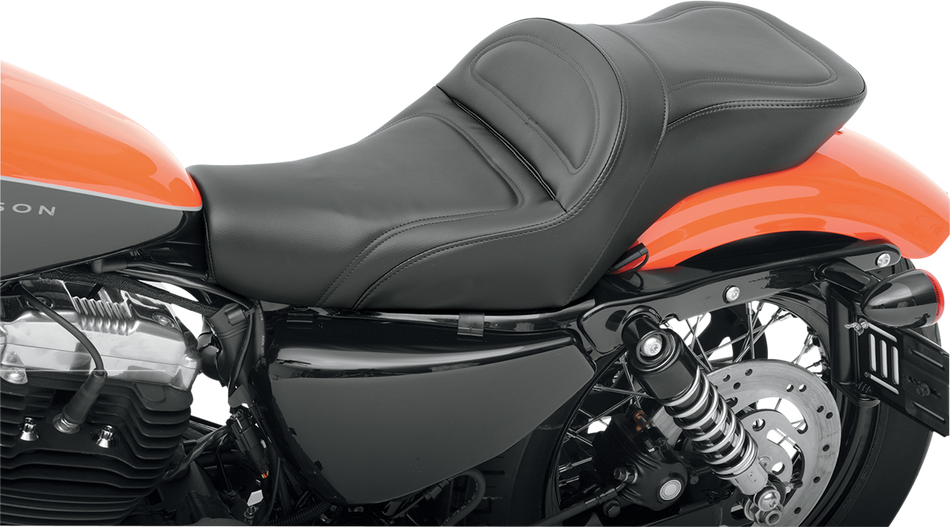 SADDLEMEN Seat - Explorer - Without Backrest - Stitched - Black - XLC '04+ 807-11-029