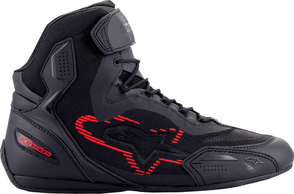 Zapatos de equitación ALPINESTARS Faster-3 Rideknit - Negro/Gris/Rojo - US 10 2510319-1993-10 