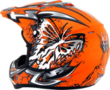 Casco AFX FX-17Y - Mariposa - Naranja mate - Pequeño 0111-1381