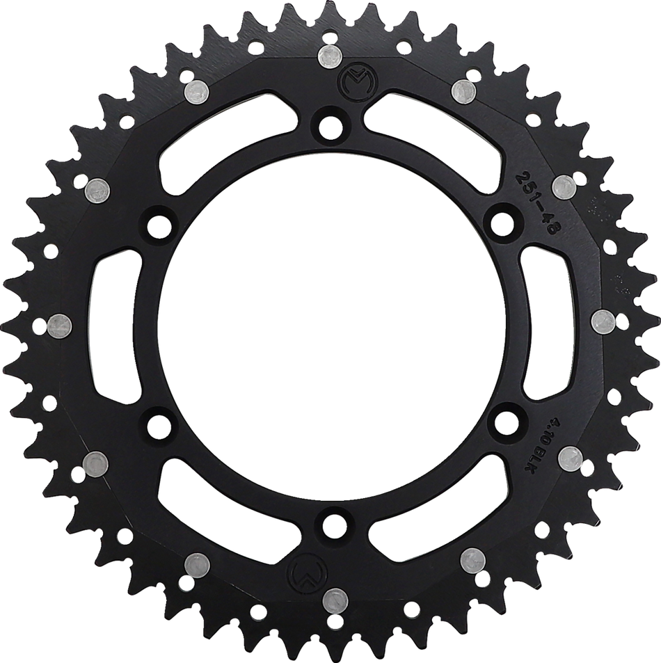 MOOSE RACING Dual Sprocket - Black - 48 Tooth 1210-251-48-10X